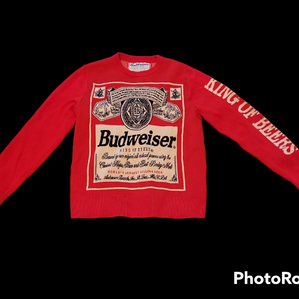 Men's Budwiser Vintage Sweater Sz M